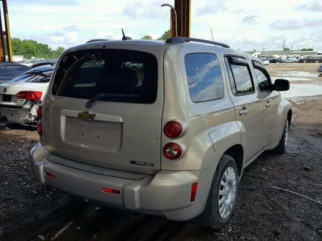 3GNCA13B89S511563 - 2009 CHEVROLET HHR LS თაფლისფერი ფოტო 4