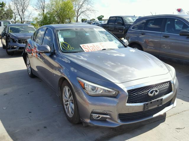 JN1BV7AP7EM679640 - 2014 INFINITI Q50 BASE GRAY photo 1