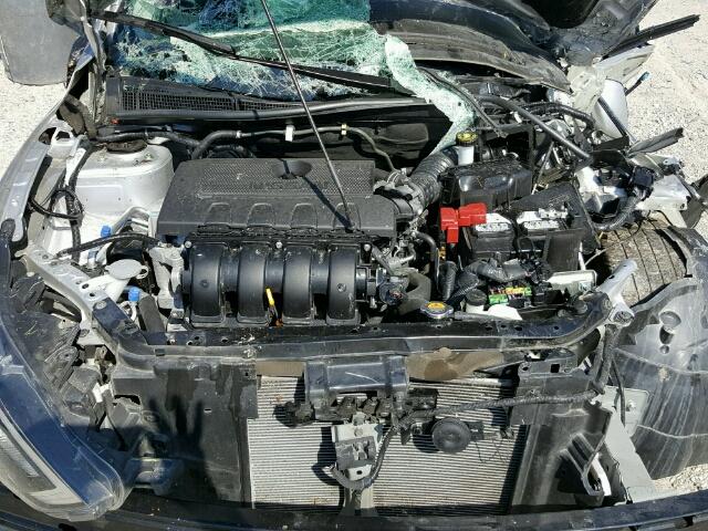 3N1AB7AP8GY270017 - 2016 NISSAN SENTRA SILVER photo 7