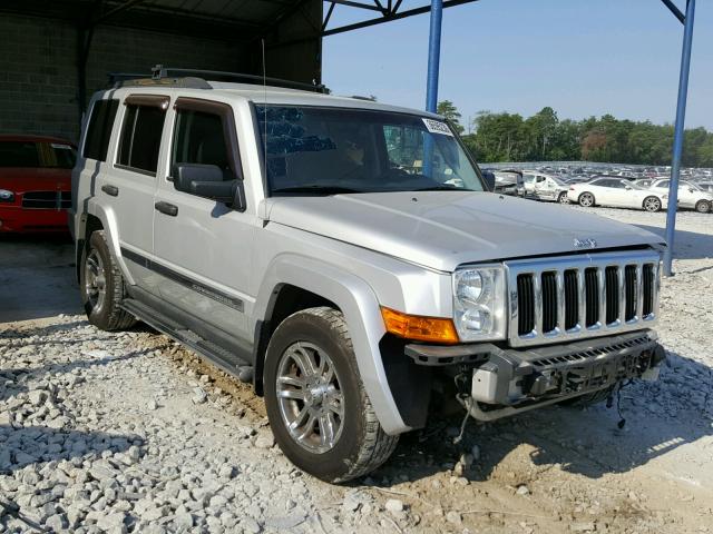 1J8HG48K56C195539 - 2006 JEEP COMMANDER SILVER photo 1