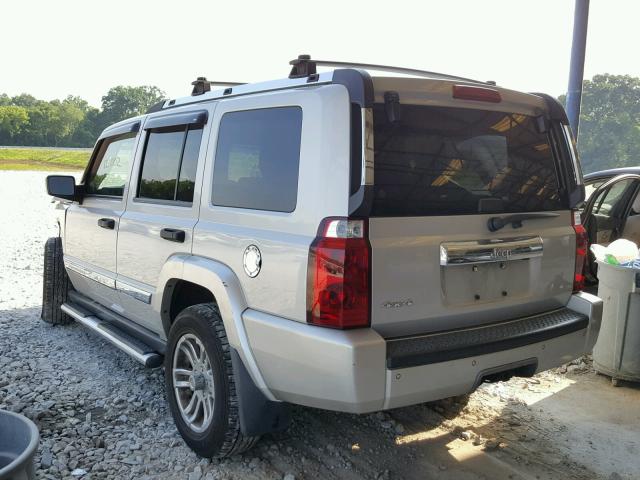 1J8HG48K56C195539 - 2006 JEEP COMMANDER SILVER photo 3