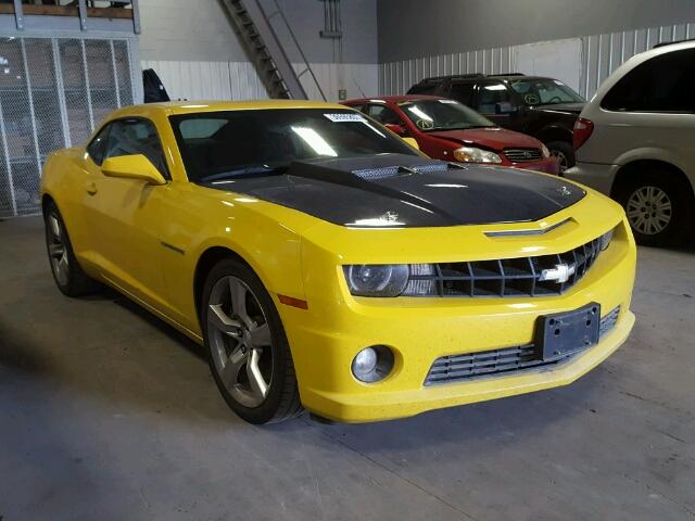 2G1FJ1EJXB9114913 - 2011 CHEVROLET CAMARO SS YELLOW photo 1