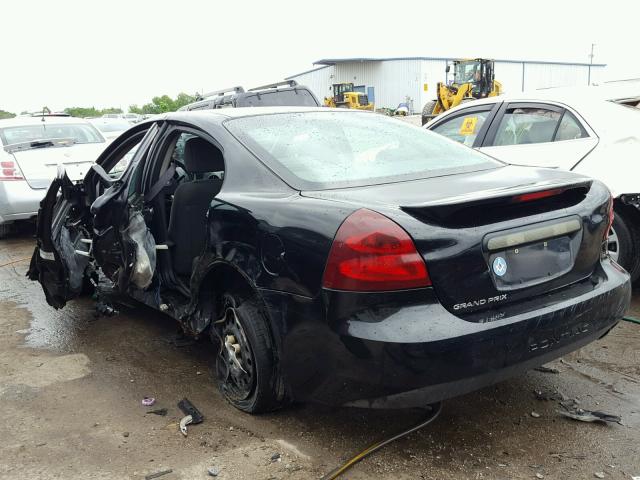 2G2WP522851188557 - 2005 PONTIAC GRAND PRIX BLACK photo 3