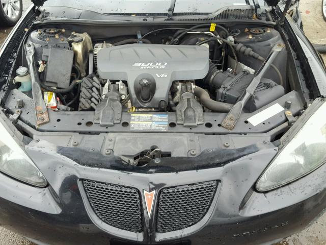 2G2WP522851188557 - 2005 PONTIAC GRAND PRIX BLACK photo 7