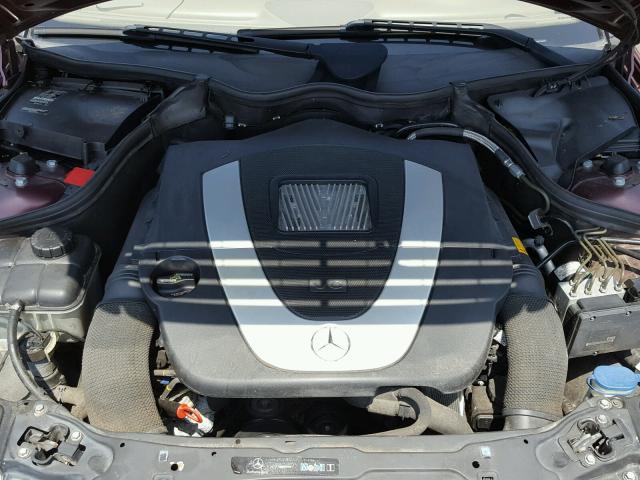 WDBRF92H46F776875 - 2006 MERCEDES-BENZ C GENERATI RED photo 7