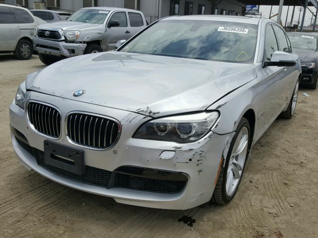 WBAYE4C59ED137857 - 2014 BMW 740 LI SILVER photo 2