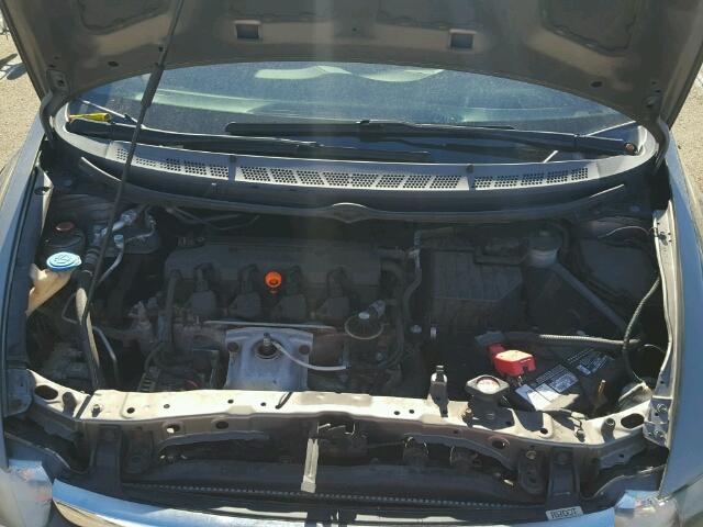 1HGFA16888L016520 - 2008 HONDA CIVIC EX GRAY photo 7