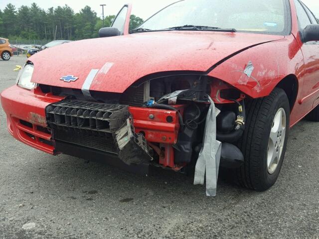 1G1JC524427420775 - 2002 CHEVROLET CAVALIER B RED photo 9