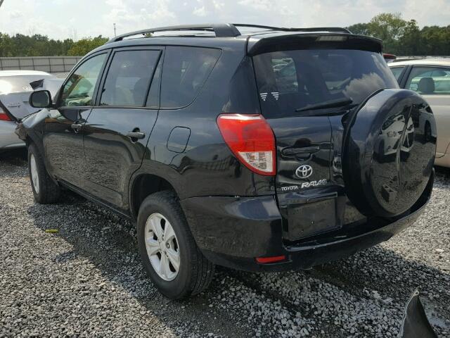 JTMZD33V666007190 - 2006 TOYOTA RAV4 BLACK photo 3