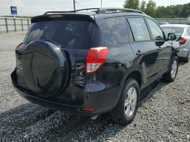 JTMZD33V666007190 - 2006 TOYOTA RAV4 BLACK photo 4