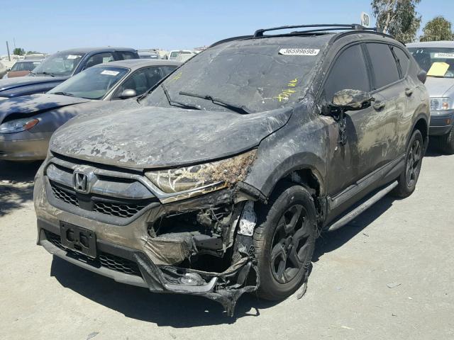 5J6RW2H95HL045718 - 2017 HONDA CR-V TOURI BLACK photo 2