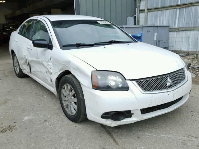 4A32B2FF0BE018205 - 2011 MITSUBISHI GALANT FE WHITE photo 1