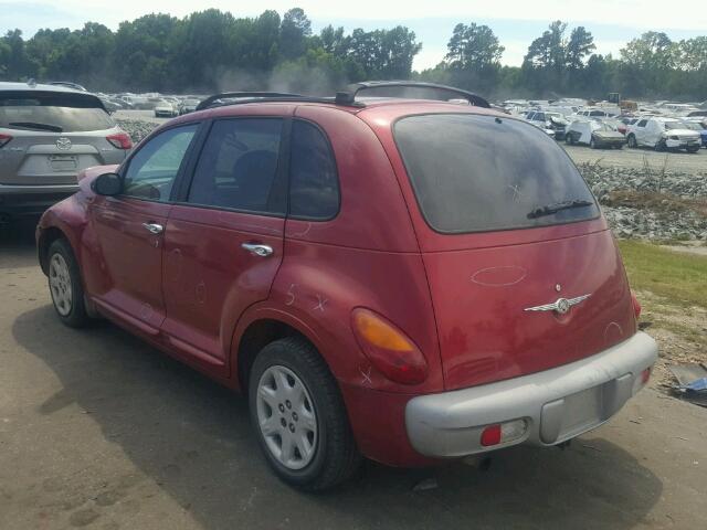 3C4FY48B62T323958 - 2002 CHRYSLER PT CRUISER RED photo 3