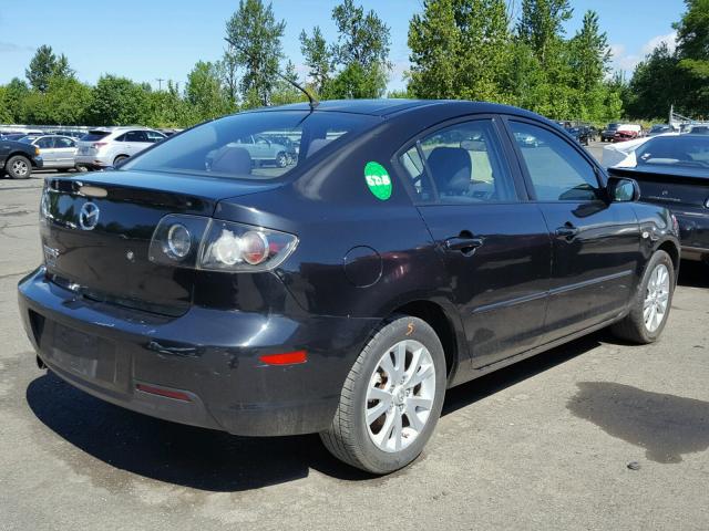 JM1BK32F071671243 - 2007 MAZDA 3 I BLACK photo 4