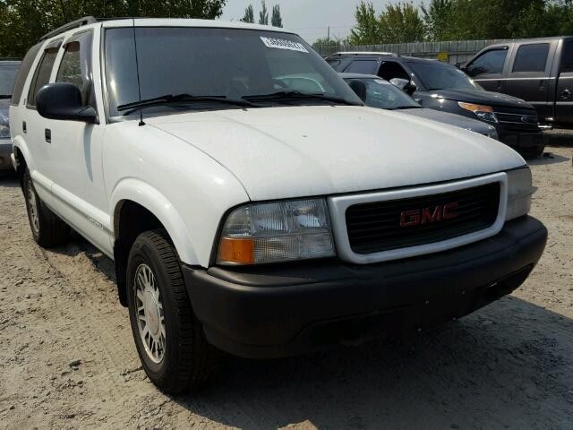 1GKDT13W2W2566645 - 1998 GMC ENVOY WHITE photo 1