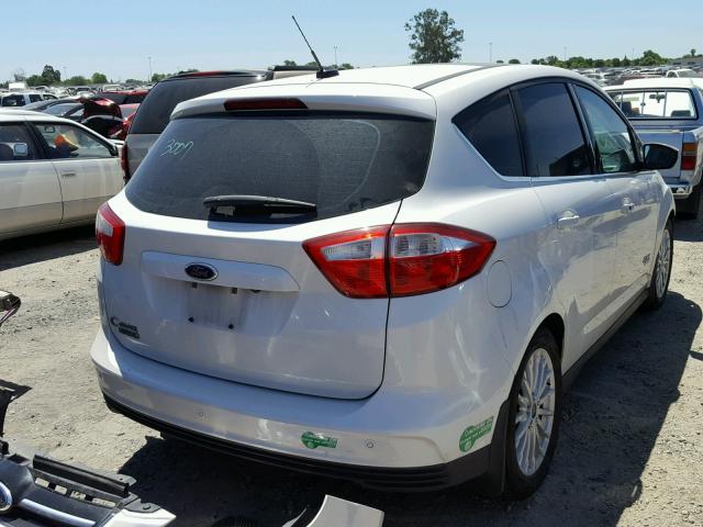 1FADP5CUXDL536666 - 2013 FORD C-MAX PREM WHITE photo 4