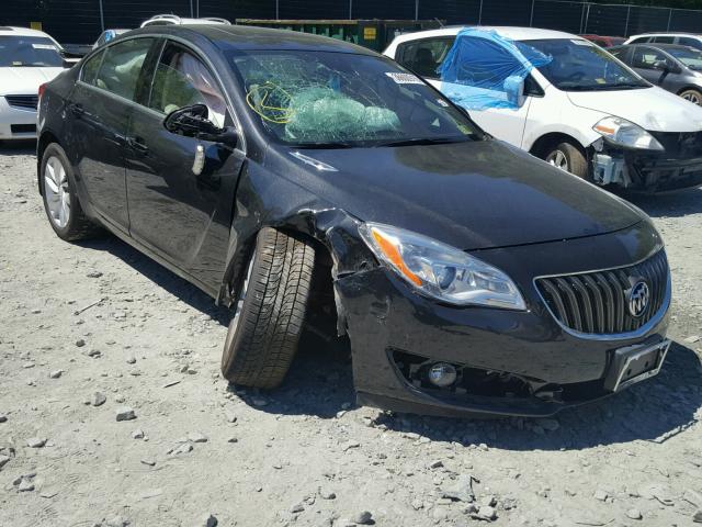 2G4GK5EXXE9179832 - 2014 BUICK REGAL BLACK photo 1