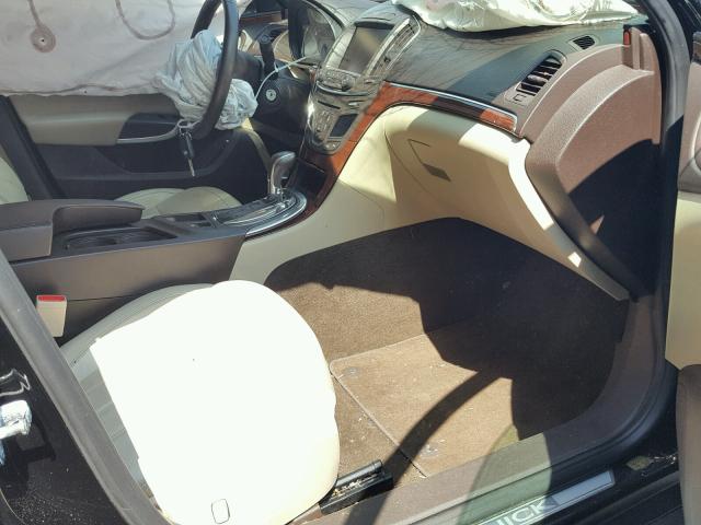 2G4GK5EXXE9179832 - 2014 BUICK REGAL BLACK photo 5