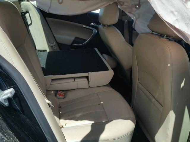 2G4GK5EXXE9179832 - 2014 BUICK REGAL BLACK photo 6