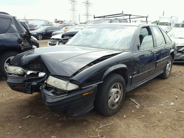1G2WJ52M5TF254152 - 1996 PONTIAC GRAND PRIX BLACK photo 2