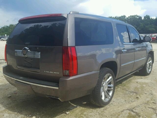 1GYS4KEF4DR181041 - 2013 CADILLAC ESCALADE E GRAY photo 4