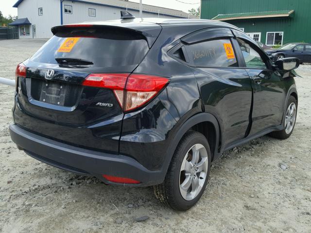 3CZRU6H7XHM732980 - 2017 HONDA HR-V EXL BLACK photo 4