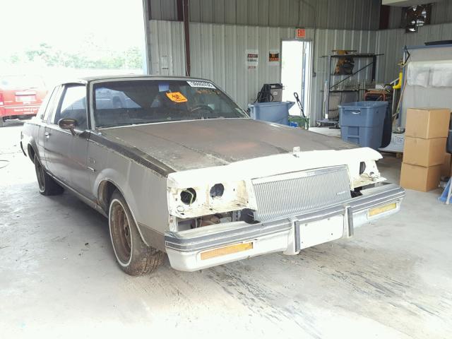 1G4AM4749EH606362 - 1984 BUICK REGAL LIMI BROWN photo 1