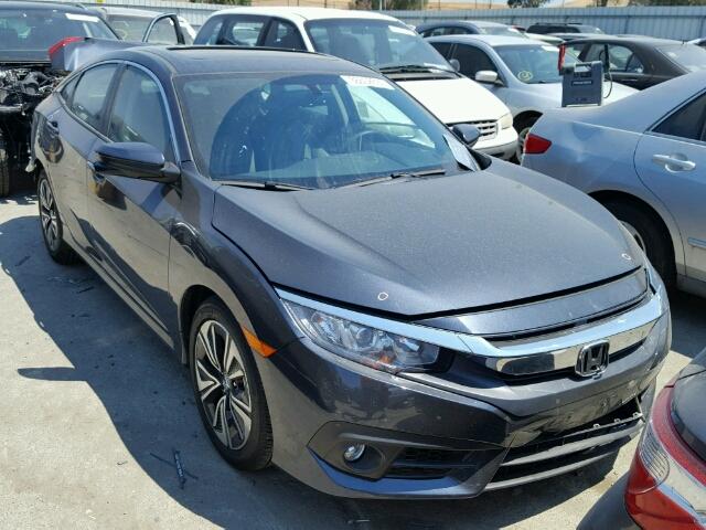 2HGFC1F70HH639998 - 2017 HONDA CIVIC EXL BLUE photo 1