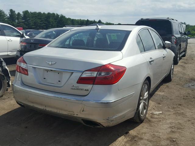 KMHGC4DF6CU179245 - 2012 HYUNDAI GENESIS 4. SILVER photo 4