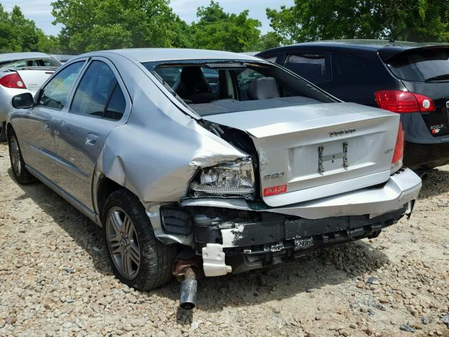 YV1RS592482689831 - 2008 VOLVO S60 2.5T SILVER photo 3