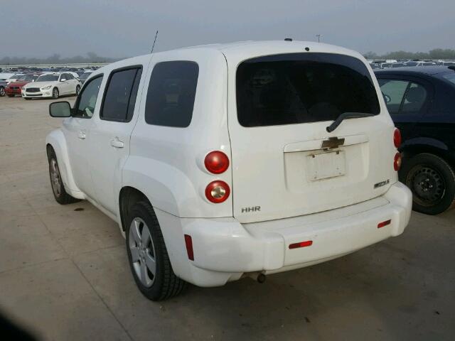 3GNCA13B09S609311 - 2009 CHEVROLET HHR LS WHITE photo 3