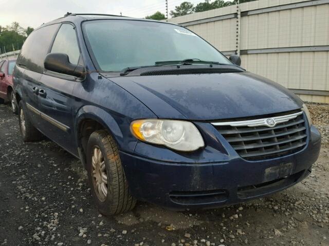 2C4GP54L65R131474 - 2005 CHRYSLER TOWN & COU BLUE photo 1