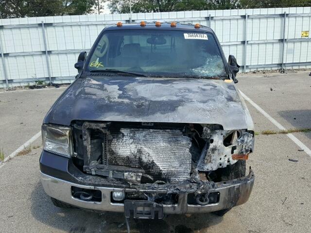 1FTSW21P65EA03798 - 2005 FORD F250 SUPER BURN photo 9