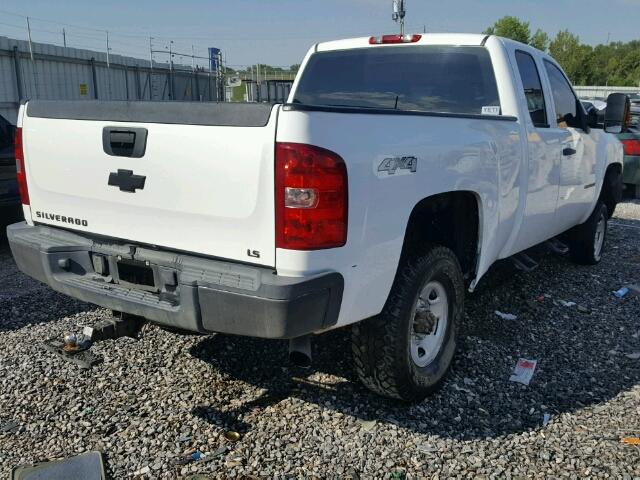 1GCHK49K19E105509 - 2009 CHEVROLET SILVERADO WHITE photo 4