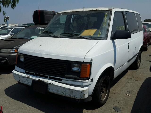 1GNDM15Z9KB160721 - 1989 CHEVROLET ASTRO WHITE photo 2