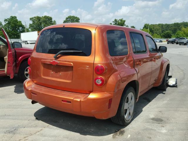 3GNDA13D68S525322 - 2008 CHEVROLET HHR LS ORANGE photo 4