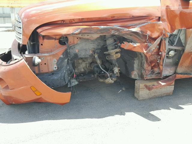 3GNDA13D68S525322 - 2008 CHEVROLET HHR LS ORANGE photo 9