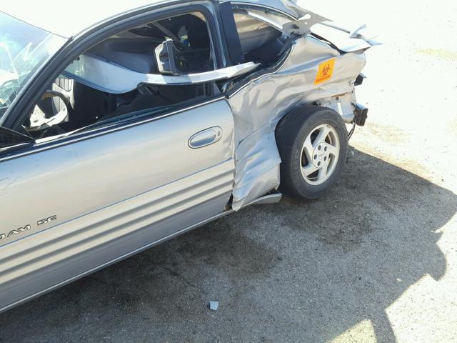 1G2NE12T4XM873391 - 1999 PONTIAC GRAND AM S Gümüş foto 9