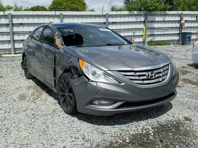 5NPEC4AC6DH547148 - 2013 HYUNDAI SONATA SE GRAY photo 1