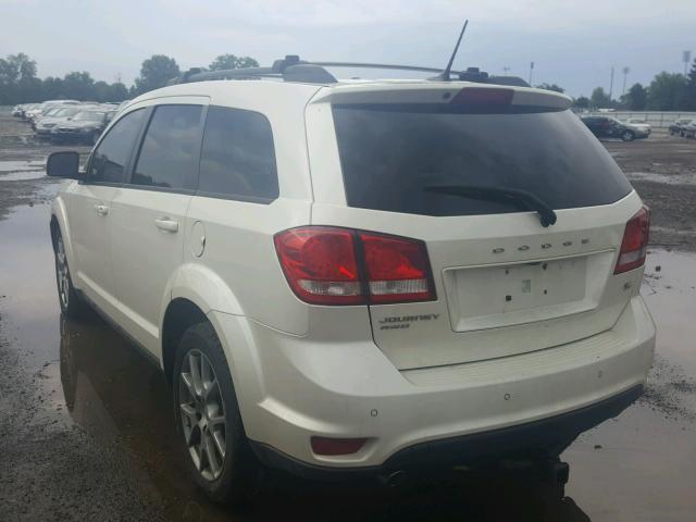 3C4PDDEG5CT325279 - 2012 DODGE JOURNEY R/ WHITE photo 3