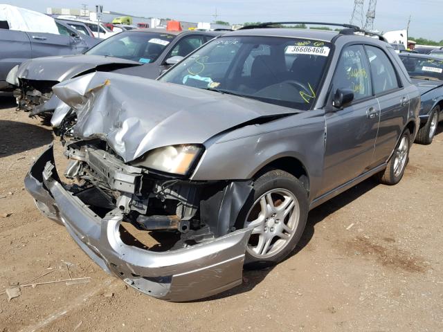 JF1GG67535H802345 - 2005 SUBARU IMPREZA RS SILVER photo 2