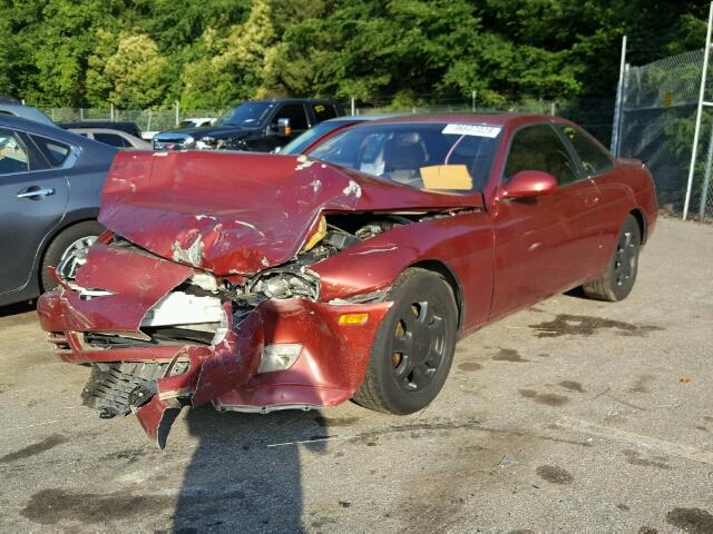 JT8CH32Y0T0049941 - 1996 LEXUS SC 400 RED photo 2