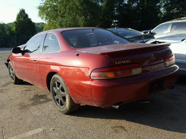 JT8CH32Y0T0049941 - 1996 LEXUS SC 400 RED photo 3