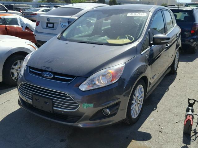 1FADP5CU3FL115939 - 2015 FORD C-MAX PREM GRAY photo 2