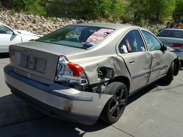 YV1RS61RX22158056 - 2002 VOLVO S60 GRAY photo 4