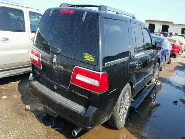 5LMFU28547LJ24624 - 2007 LINCOLN NAVIGATOR BLACK photo 4