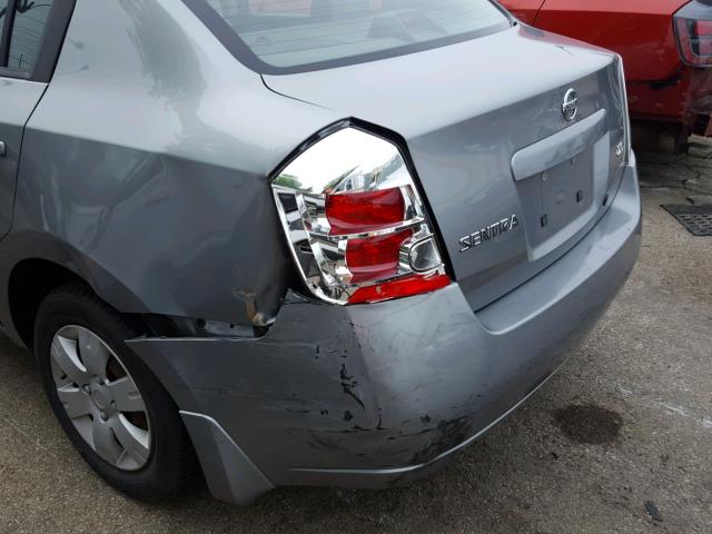 3N1AB61E37L610230 - 2007 NISSAN SENTRA 2.0 SILVER photo 9