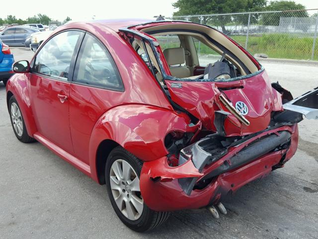 3VWRW31C48M507506 - 2008 VOLKSWAGEN NEW BEETLE 红色 照片 3