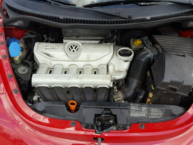 3VWRW31C48M507506 - 2008 VOLKSWAGEN NEW BEETLE 红色 照片 7