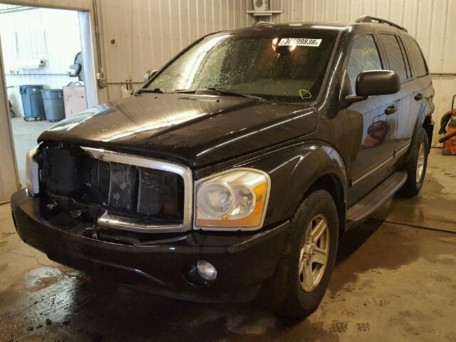 1D4HB58D34F159604 - 2004 DODGE DURANGO LI BLACK photo 2